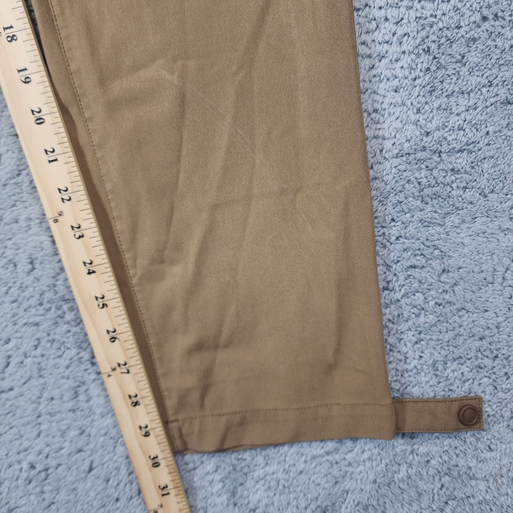 Banana Republic Performance Pants Mens 32x30 Beige Aiden Tech Ankle Snap Taper - Picture 10 of 12
